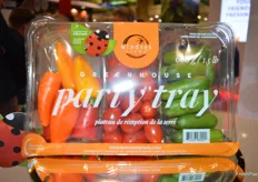 Windset Farms launched a party tray at the show.